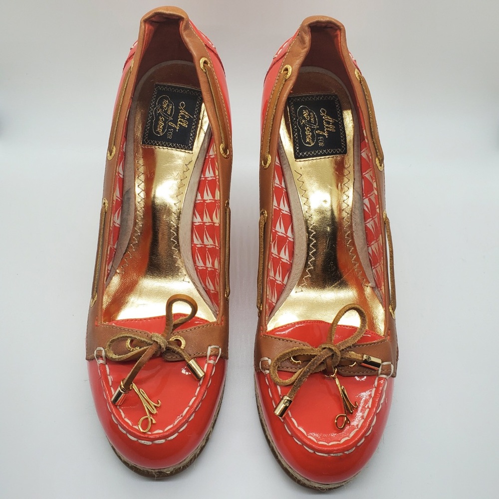 Milly x Sperry Coral Espadrilles